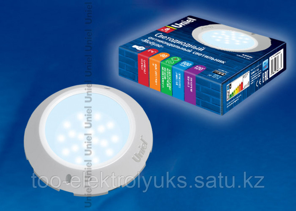 Светильник светодиодный ативандальный «Мобула» ULT-V19-8W/DW IP54 WHITE 8,5 Вт, 720 Лм; Цвет свечен