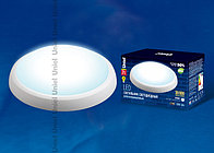 Светильник светодиодный пылевлагозащищенный ULW-O02-7W/DW IP54 WHITE пластик