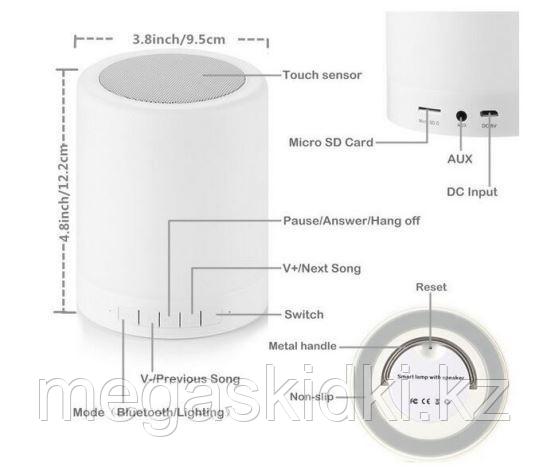 Портативная колонка Bluetooth со светильником (CL-671) - фото 6 - id-p59500966