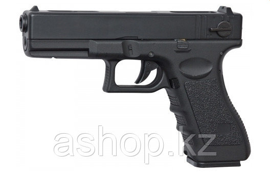 Пистолет для страйкбола ASG G18C, Калибр: 6,0 мм, Дульная энергия: 0,3 Дж, Ёмкость магазина (барабана): 23, Ис