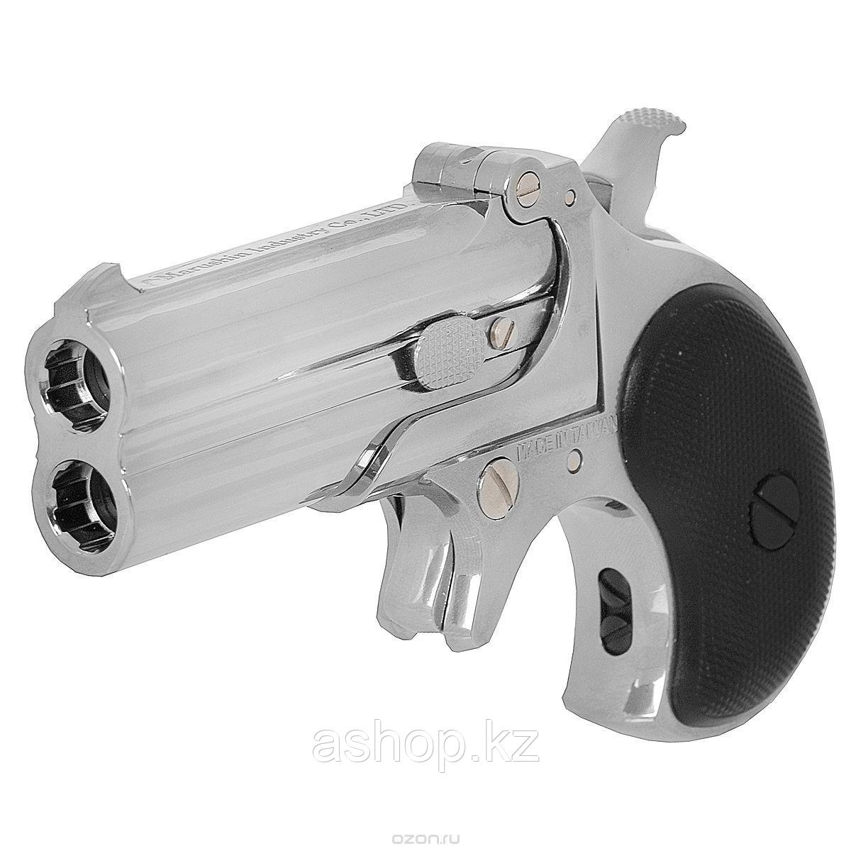 Пистолет для страйкбола ASG Derringer, Калибр: 6,0 мм, Дульная энергия: 0,6 Дж, Ёмкость магазина (барабана): 2