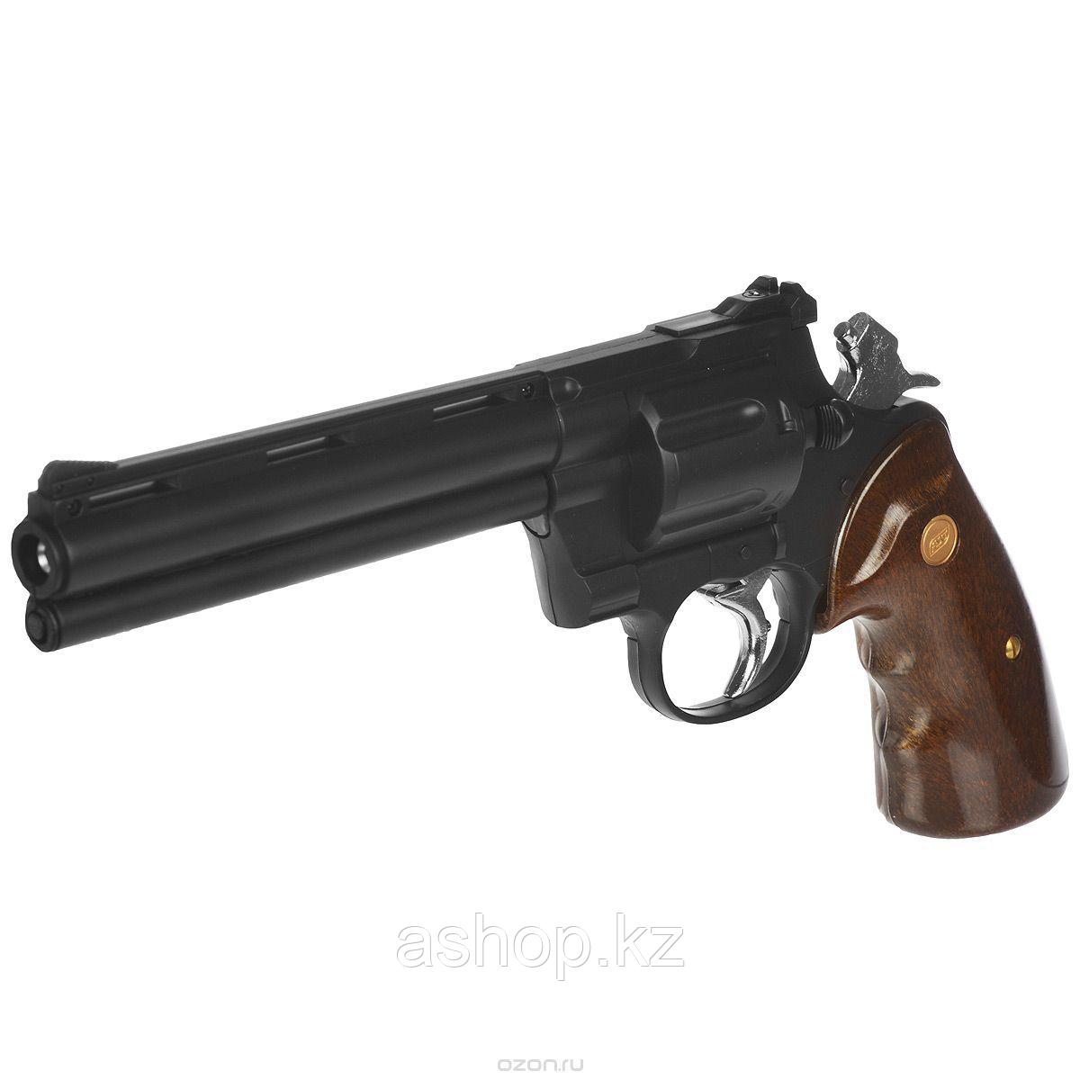 Револьвер для страйкбола ASG Zastava R-357, Калибр: 6,0 мм, Дульная энергия: 0,7 Дж, Ёмкость магазина (барабан