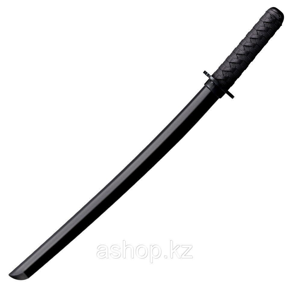 Меч японский тренировочный Cold Steel Wakizashi Bokken, Общая длина: 700 мм мм, Толщина лезвия: 1,9 см, Длина
