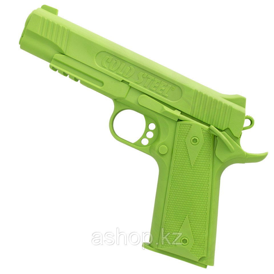Пистолет тренировочный Cold Steel Pistol 1911 Rubber Training, Общая длина: 215 мм мм, Толщина лезвия: 2,5 см,