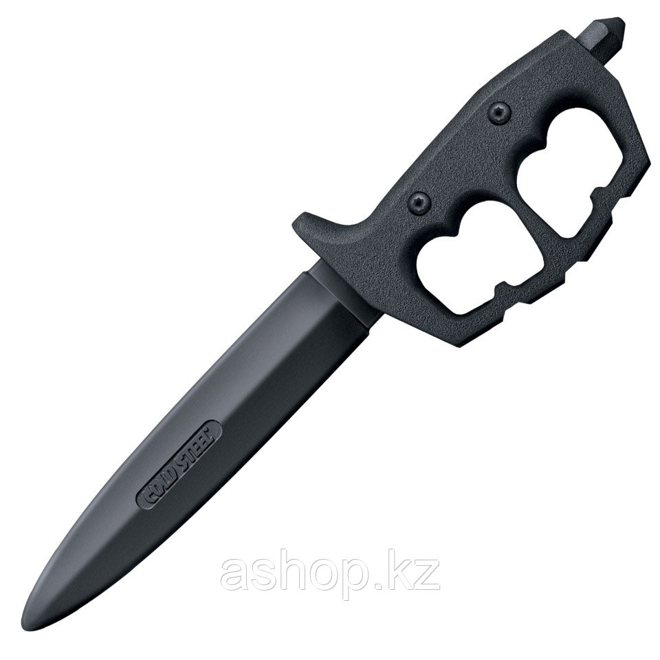 Нож тренировочный Cold Steel Trench Knife Double Edge Rubber Training, Общая длина: 340 мм мм, Толщина лезвия: