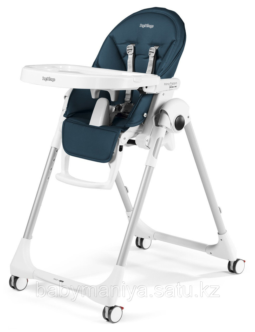 Стульчик для кормления Peg-Perego Prima Pappa Follow Me Petrolio