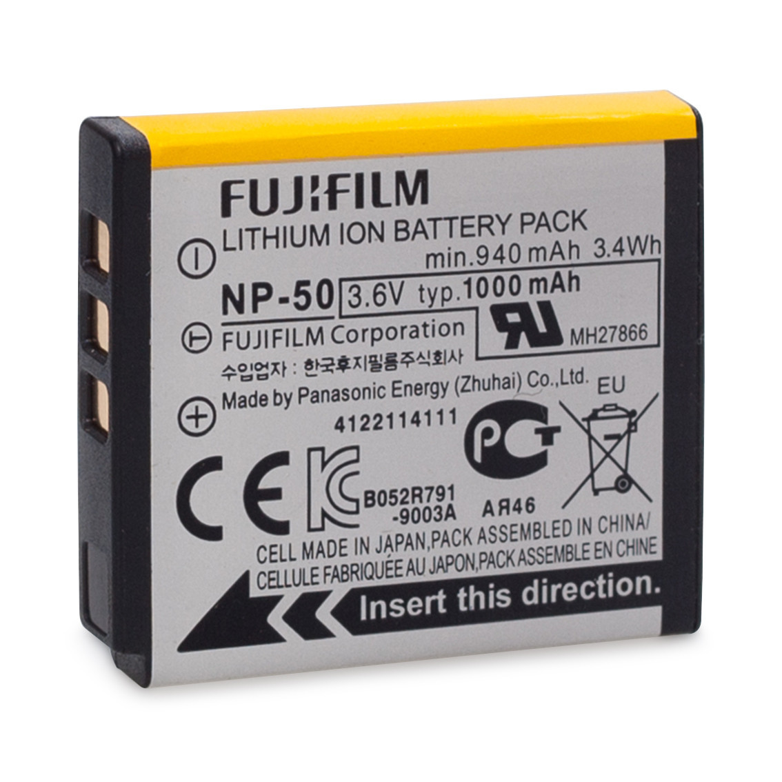 Аккумулятор Fujifilm NP-50 (1000 mAh) - фото 1 - id-p59550173