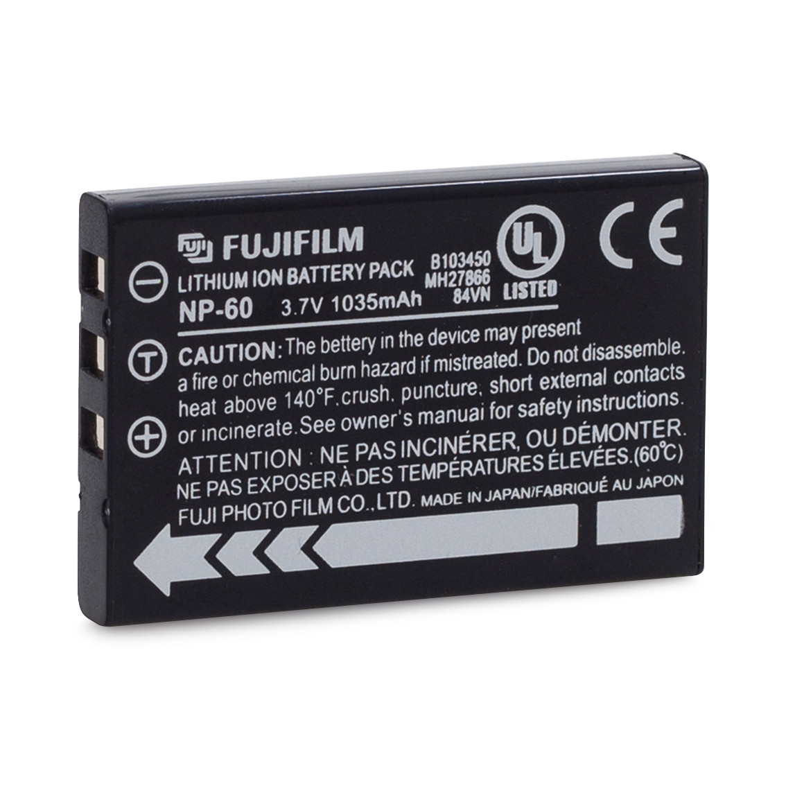 Аккумулятор Fujifilm NP-60 (900 mAh) - фото 1 - id-p59550174