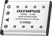 OLYMPUS LI-42B батареясы (740 МАч)