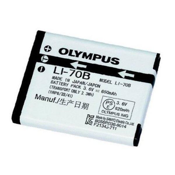 Аккумулятор OLYMPUS LI-70 B (650 mAh) - фото 1 - id-p59550212