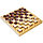 Нарды, шашки, шахматы деревянные 3-в-1 30*30 см  маленькие art-161, фото 4