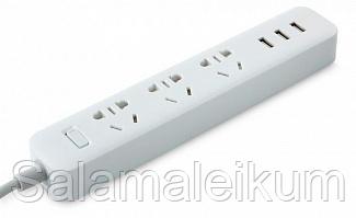 Удлинитель Mi Power Strip 3 розетки и 3 USB порта White