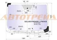 Стекло лобовое атермальное с обогревом щеток в клей KIA CERATO 4/5D 12- (Solar-X защита от ультраф