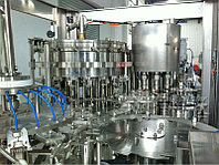 Линия розлива минводы, автомат триблок (ополаскивание, розлив, укупорка) 5 л, 800-1000 бут/час