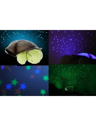 Ночник проектор черепашка мягкая с ночным звездным небом - фото 2 - id-p4253554