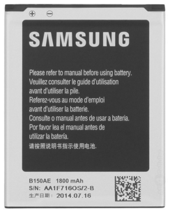 Заводской аккумулятор для Samsung Galaxy Star Advance Dual G350 (B150AE, 1800 mah) - фото 1 - id-p59613364