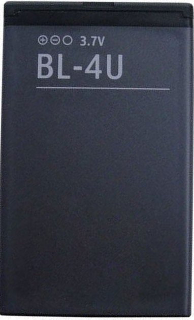 Заводской аккумулятор для Nokia 6300i (BL-4U, 1000mah)