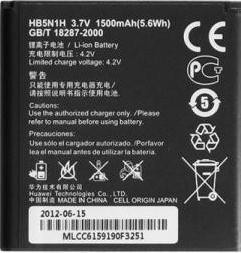 Заводской аккумулятор для Huawei Ascend G302D (HB5N1H, 1500mAh) - фото 2 - id-p59613478