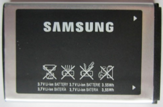 Заводской аккумулятор для Samsung S3650 Corby (AB463651BU, 960 mah)