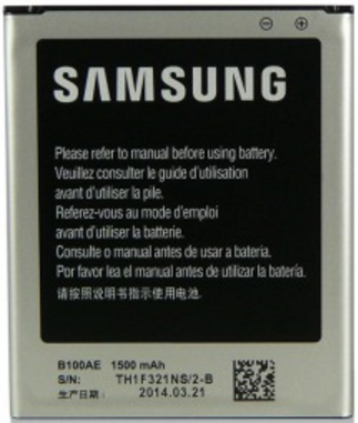 Заводской аккумулятор для Samsung Galaxy S Duos GT-S7562 (B100AE, 1500mAh)