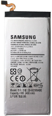 Заводской аккумулятор для Samsung Galaxy E5 E500F (BE500ABE, 2400mah) - фото 1 - id-p59613680