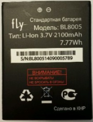 Заводской аккумулятор для Fly IQ4512 (BL8005, 2100 mah) - фото 1 - id-p59613818