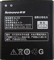 Заводской аккумулятор для Lenovo A378T (BL-209, 2000mAh)