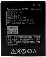 Заводской аккумулятор для Lenovo A360T (BL-228, 2250mAh)