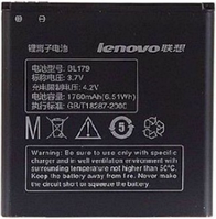 Заводской аккумулятор для Lenovo A560e (BL-179, 1760mAh)