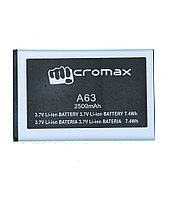 Заводской аккумулятор для Micromax A63 Canvas fun (2500 мАч)