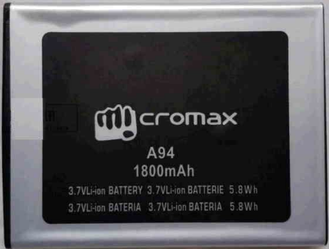 Заводской аккумулятор для Micromax A94 Canvas Mad (1800 мАч) - фото 1 - id-p59614102
