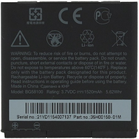 Заводской аккумулятор для HTC 3D EVO G14 (BG5810, 1520mAh)