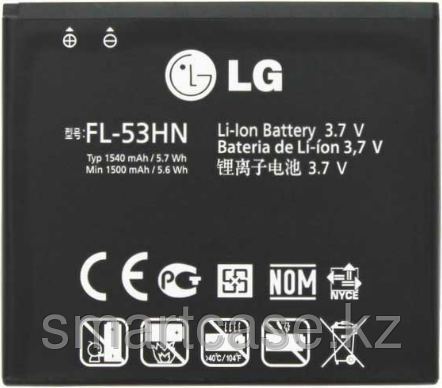Заводской аккумулятор для LG Optimus 2X P990 (FL-53HN, 1500mAh)
