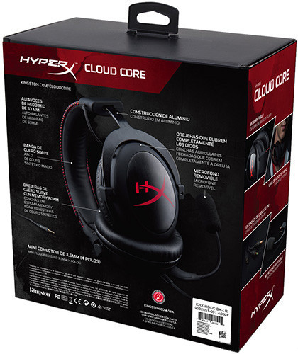 Игровые наушники Kingston HyperX Cloud Core Black (KHX-HSCC-BK-BR) - фото 10 - id-p59614230