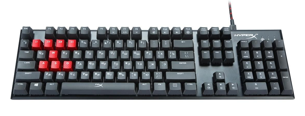 Игровая клавиатура Kingston HyperX Alloy FPS (HX-KB1BR1-RU/A5) Cherry MX Red - фото 1 - id-p59614232