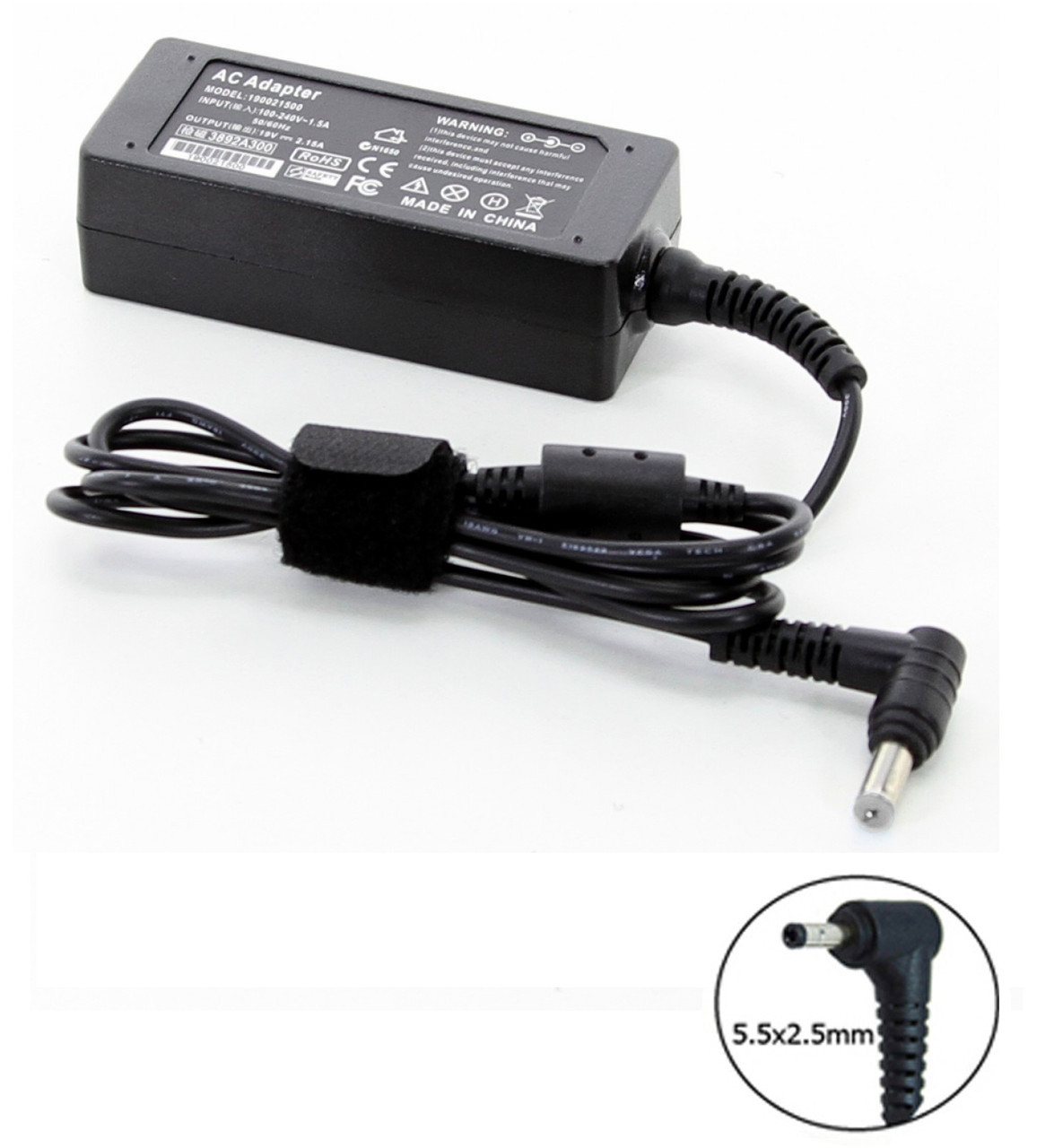 Блок питания для ноутбука Acer 19V 2.15A 40W 5.5x1.7mm 