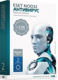 Антивирус ESET NOD32 Platinum Edition - лицензия на 2 года, 3ПК (NOD32-ENA-NS(BOX)-2-1 KZ)