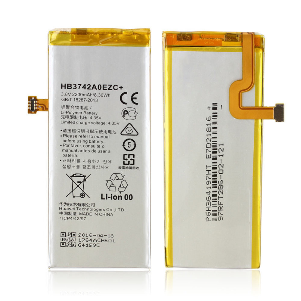 Заводской аккумулятор для Huawei P8 Lite (HB3742A0EZC+, 2200 mah) - фото 1 - id-p59614792