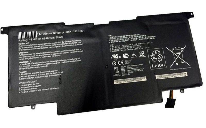 Оригинальный аккумулятор для ноутбука Asus Zenbook UX31 (7.4V 5200 mAh)