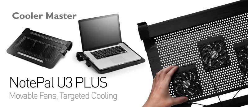Подставка для ноутбука Cooler Master NotePal U3 Plus 19" - фото 4 - id-p59614821