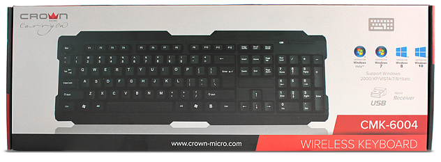 Беспроводная клавиатура Crown CMK-6004 - фото 5 - id-p59614898