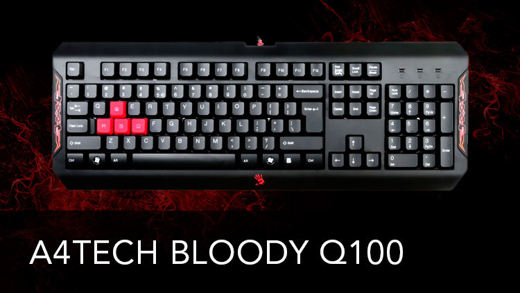 Игровая клавиатура A4Tech, Bloody Q100 - фото 4 - id-p59614914