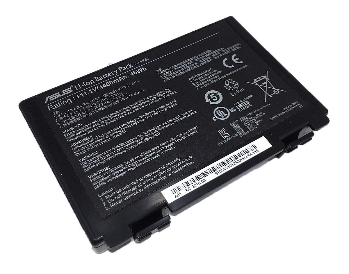 Аккумулятор для ноутбука Asus K50IN (11.1V 4400 mAh)