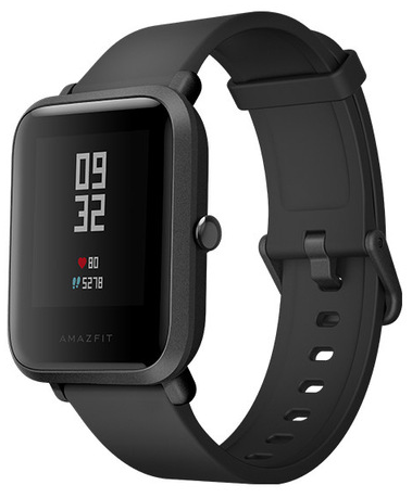 Смарт-часы Xiaomi Amazfit Bip (черные) - фото 2 - id-p59615539