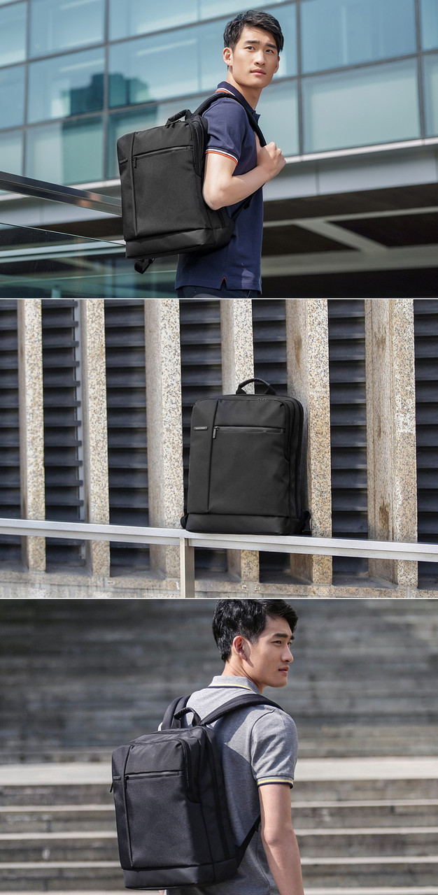 Рюкзак для ноутбуков Xiaomi Mi (Classic) Business Backpack (черный) - фото 5 - id-p59615559