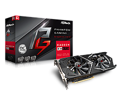 Видеокарта ASRock PHANTOM GAMING X RADEON RX570 8Gb OC GDDR5 256bit 1280 MHz