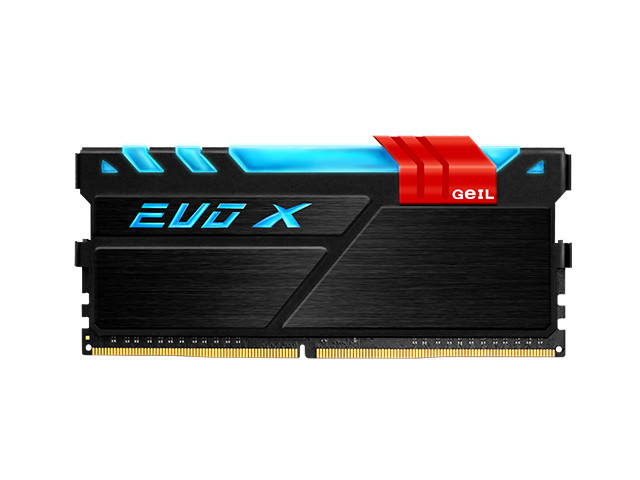 Оперативная память EVO X SERIES Kit 8GB (2x4GB) GEIL DDR4 PC4-24000 2400MHz D4 EVO X GEX48GB2400C16DC