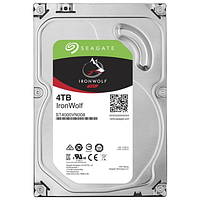 Жесткий диск для NAS систем 4Tb HDD Seagate IronWolf SATA 6Gb/s 5900rpm 3,5" 64Mb ST4000VN008. Созданы и протестированы для систем NAS работающих