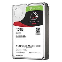 Жесткий диск для NAS систем HDD 10Tb Seagate IronWolf SATA 6Gbit/s 3.5" 7200 rpm 256Mb ST10000VN0004.  Созданы и протестированы для систем NAS