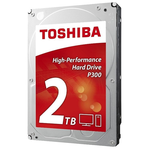 Жесткий диск HDD 2Tb TOSHIBA Р300 SATA 6Gb/s 7200rpm 64Mb 3.5" HDWD120EZSTA Retail - фото 1 - id-p59615756